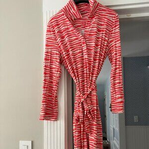 Gorgeous Ellie Kai size 6 orange zebra dress